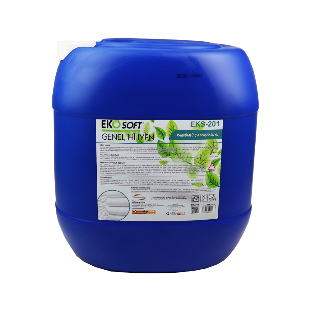 EKOSOFT ÇAMAŞIR SUYU PARFÜMLÜ 30 lt/31 kg