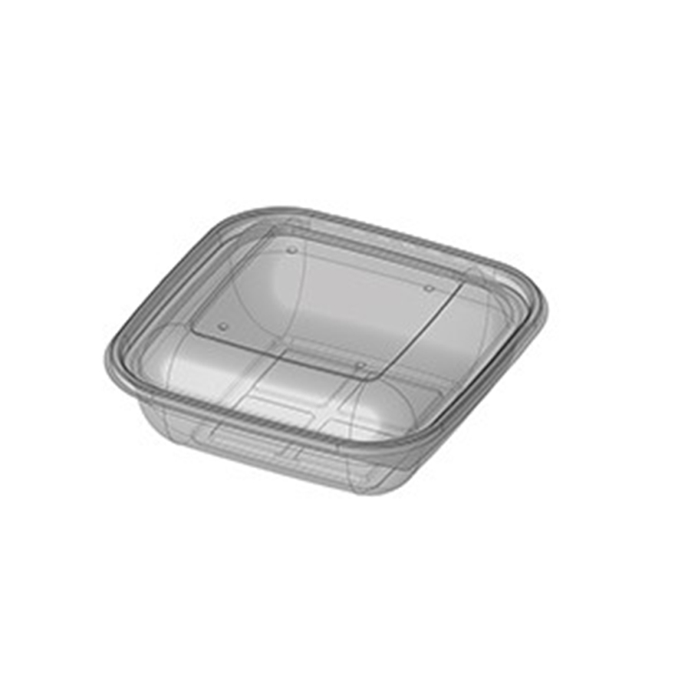 SALATA KASESİ KARE 750-1000gr KAPAK 100 ADET İMKA