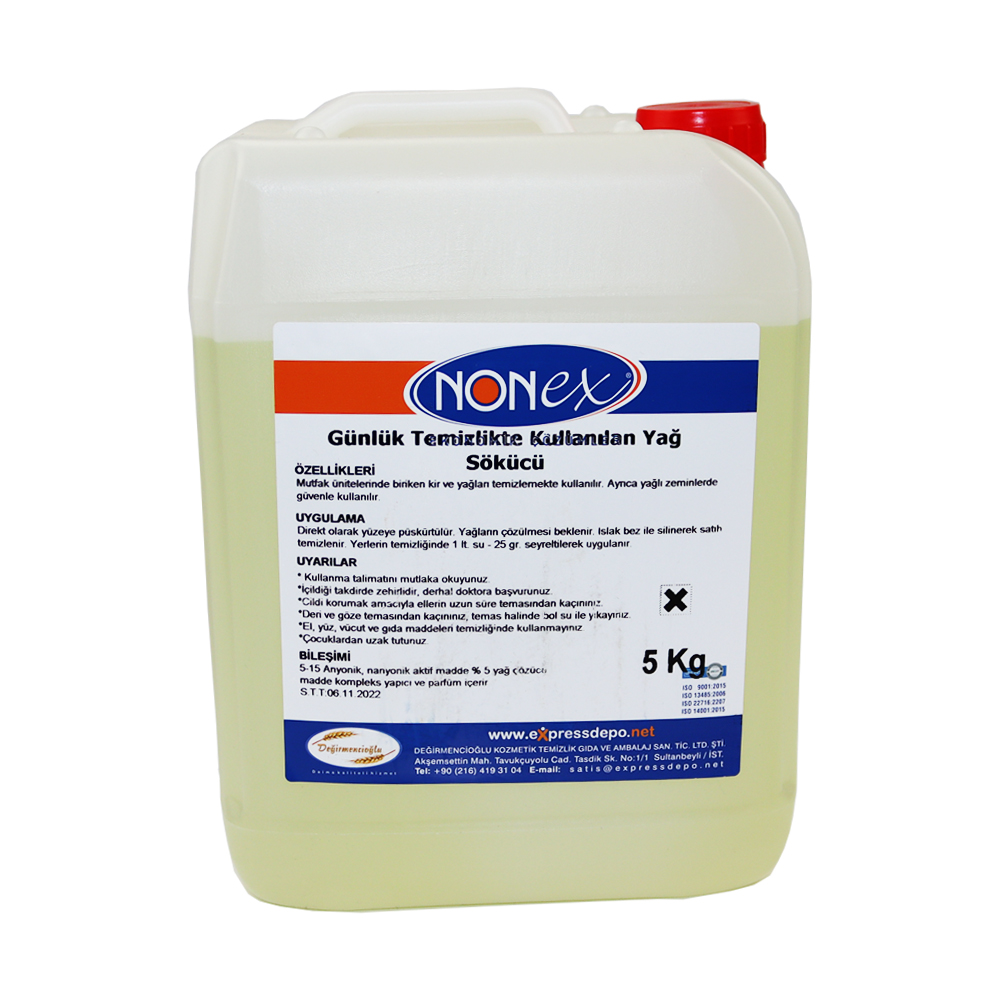 NONEX GÜNLÜK YAĞ SÖKÜCÜ 5.25kg NX502