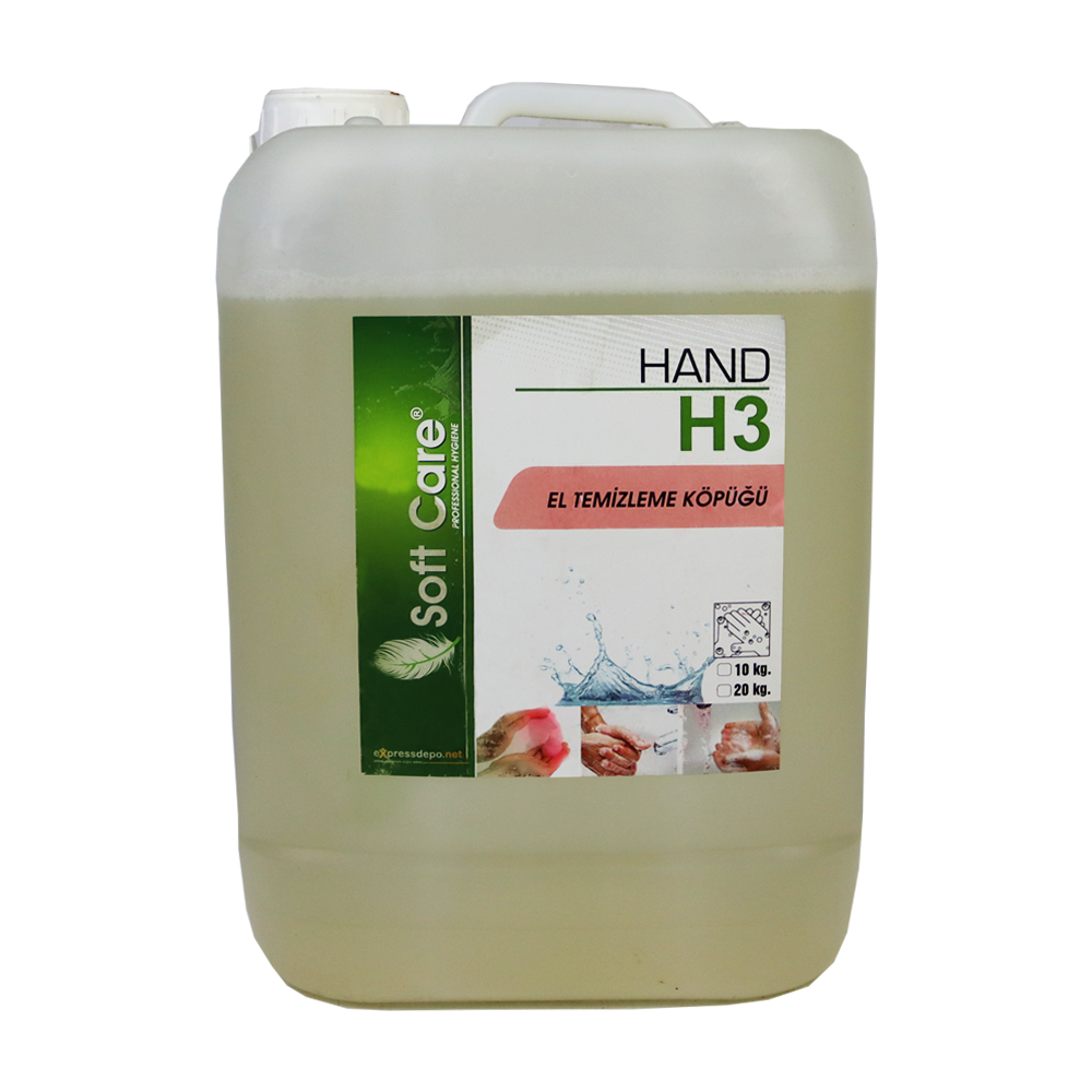 SOFTCARE H3 HAND HİJYENİK EL TEMİZLEME KÖPÜĞÜ 10 lt