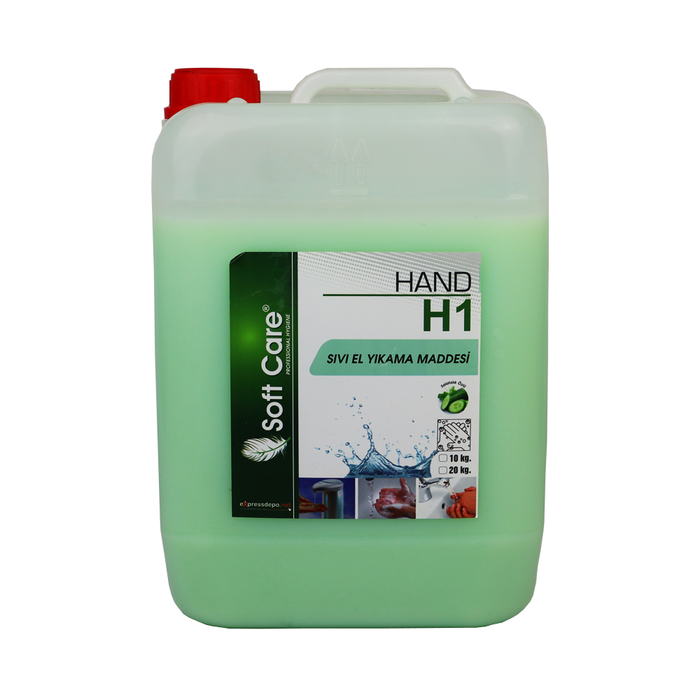 SOFTCARE H1 HAND SIVI EL YIKAMA MADDESİ 10 lt YEŞİL
