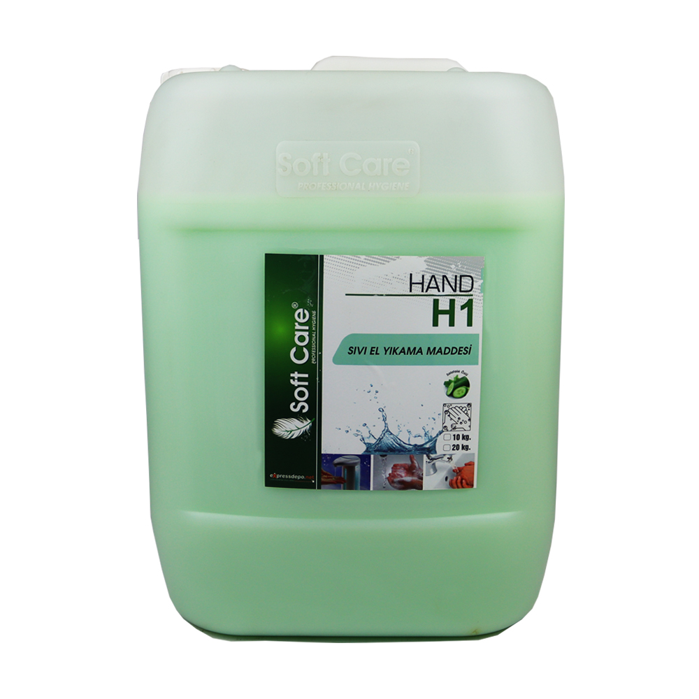 SOFTCARE H1 HAND SIVI EL YIKAMA MADDESİ 20 lt YEŞİL