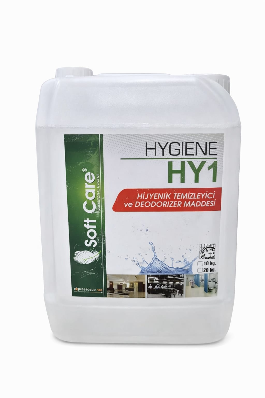 SOFTCARE HY1 HYGIENE KONSANTRE YÜZEY TEM. MADDESİ 5 lt