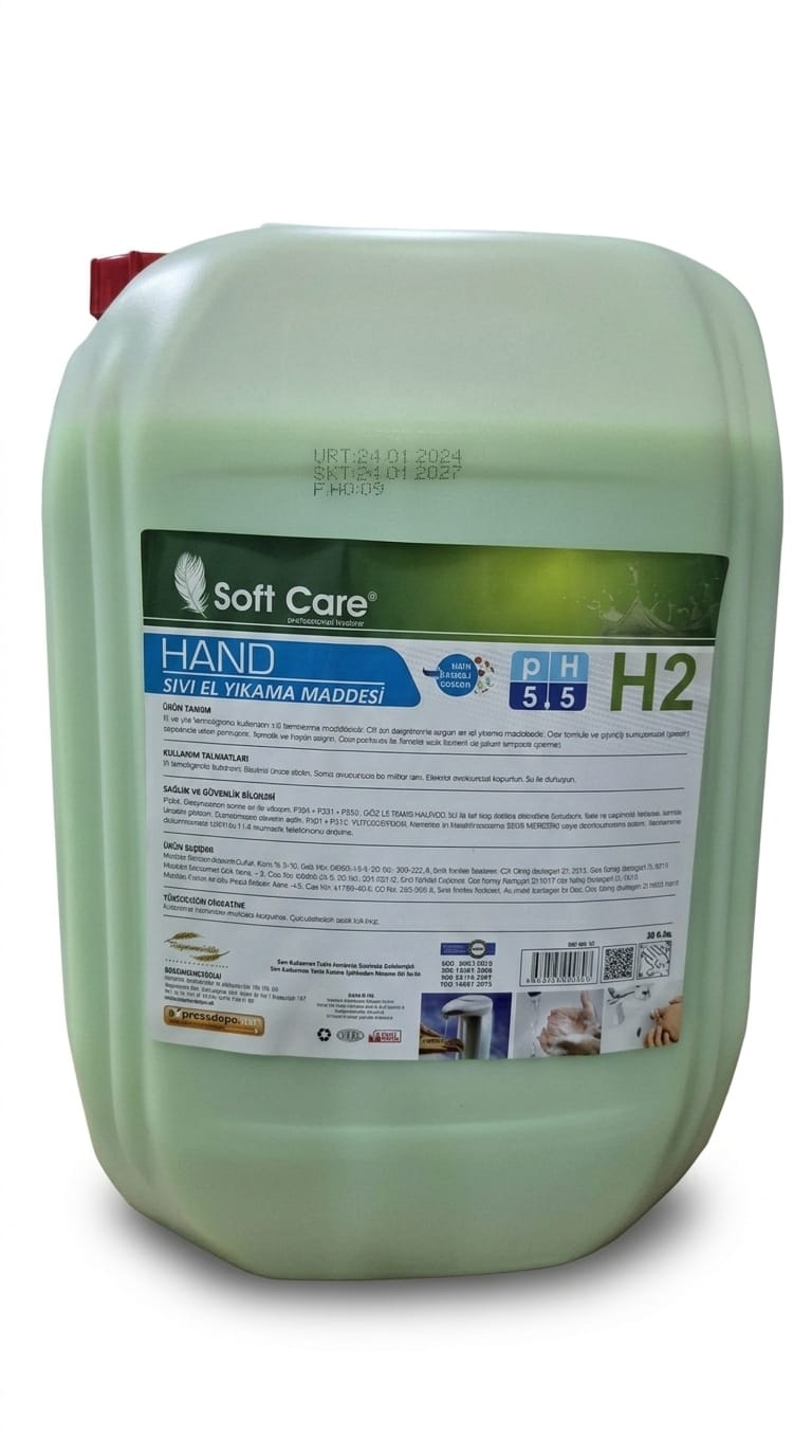 SOFTCARE H2 HAND SIVI EL YIKAMA MADDESİ 20 lt YEŞİL