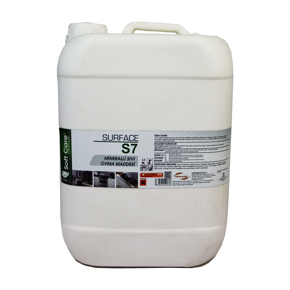 SOFTCARE S7 SURFACE MİNERALLİ SIVI OVMA MADDESİ 10 kg