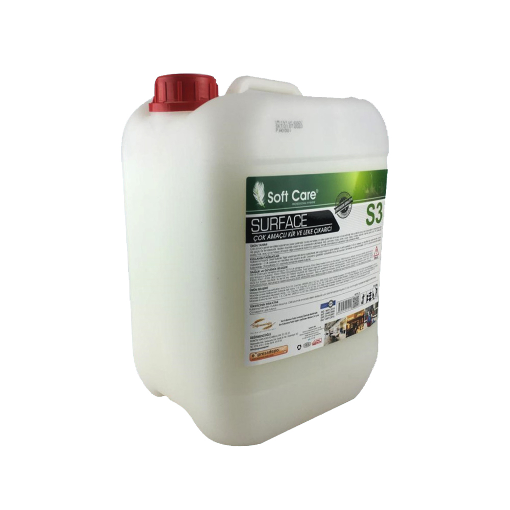 SOFTCARE S3 SURFACE GENEL KİR VE LEKE ÇIKARICI 10 lt