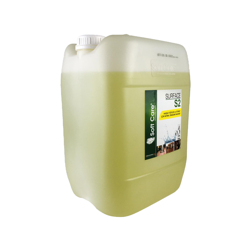 SOFTCARE S2 SURFACE OTOMAT NÖTRAL TEMİZLİK DETERJANI 20 lt