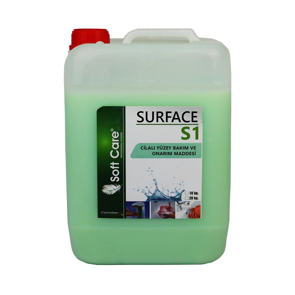 SOFTCARE S1 SURFACE CİLALI YÜZEY TEMİZLEME MADDESİ 10 lt