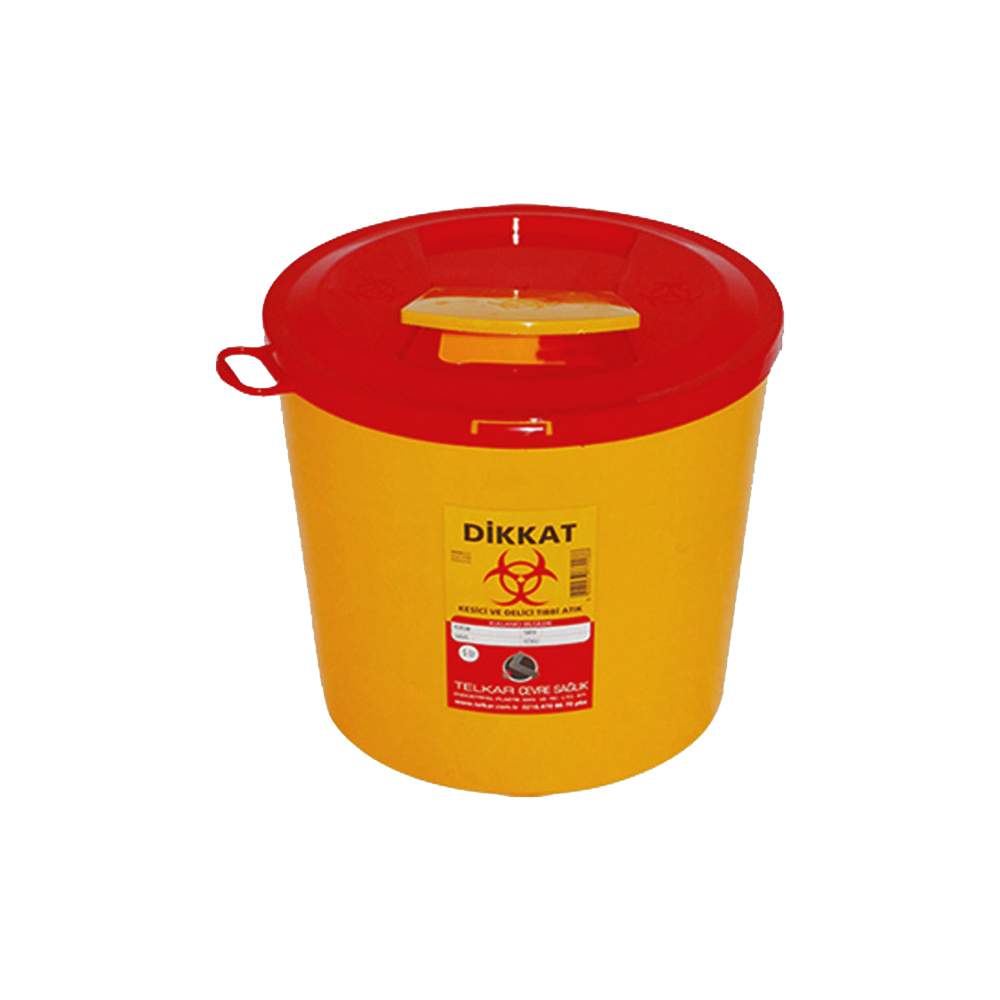 TIBBİ ATIK KUTUSU 5 lt. ORTA