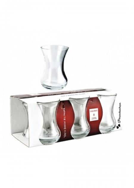 CAM ÇAY BARDAĞI İNCEBELLİ 125cc 6 LI PAŞABAHÇE 