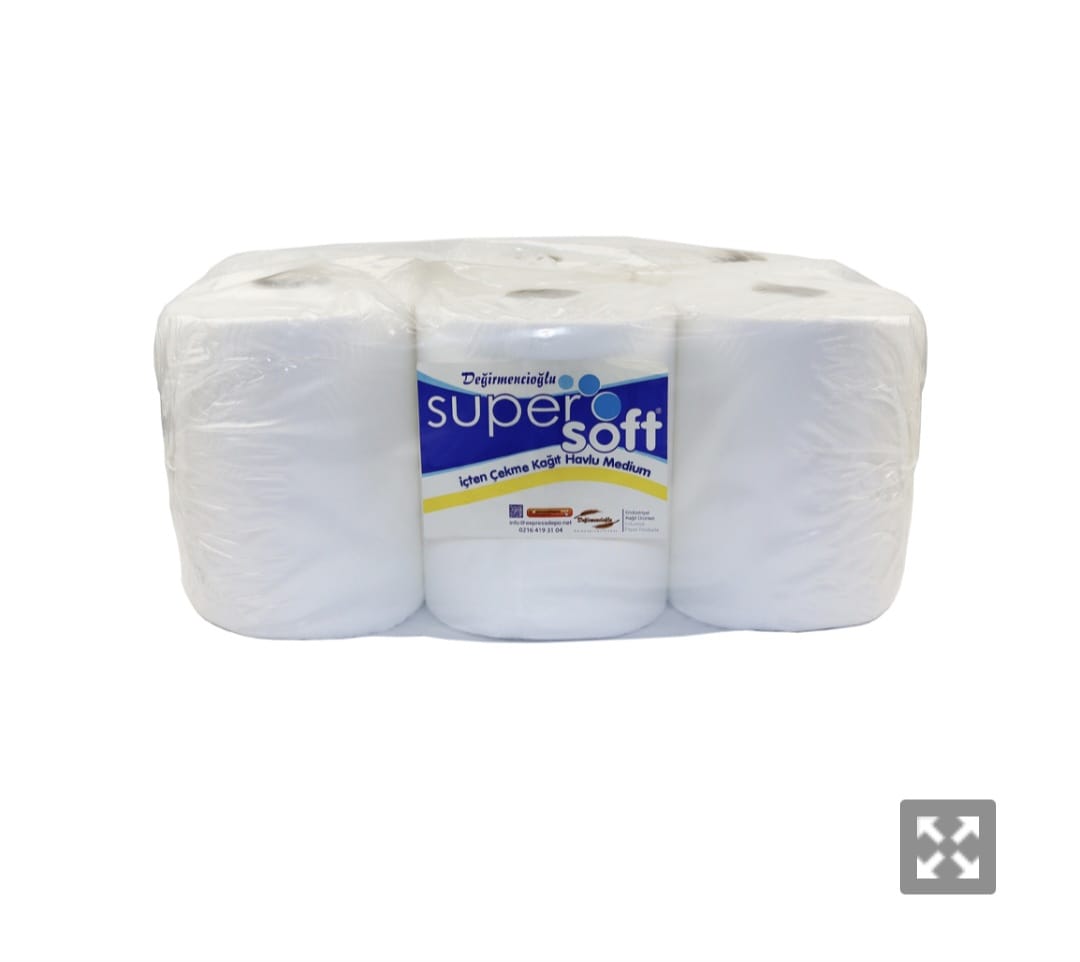 İÇTEN ÇEKME KAĞIT HAVLU 4 kg MEDİUM SUPERSOFT