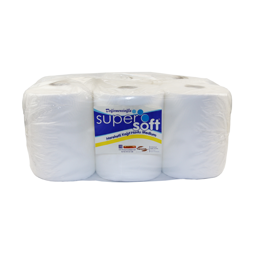 HAREKETLİ KAĞIT HAVLU 21cm 4.5kg MEDİUM SUPERSOFT