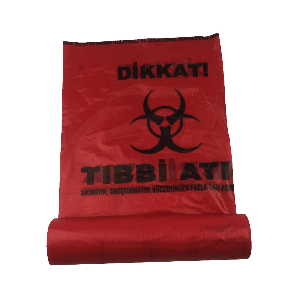 TIBBİ ATIK ÇÖP TORBASI 72X95 630gr 10x20 ADET SUPERSOFT